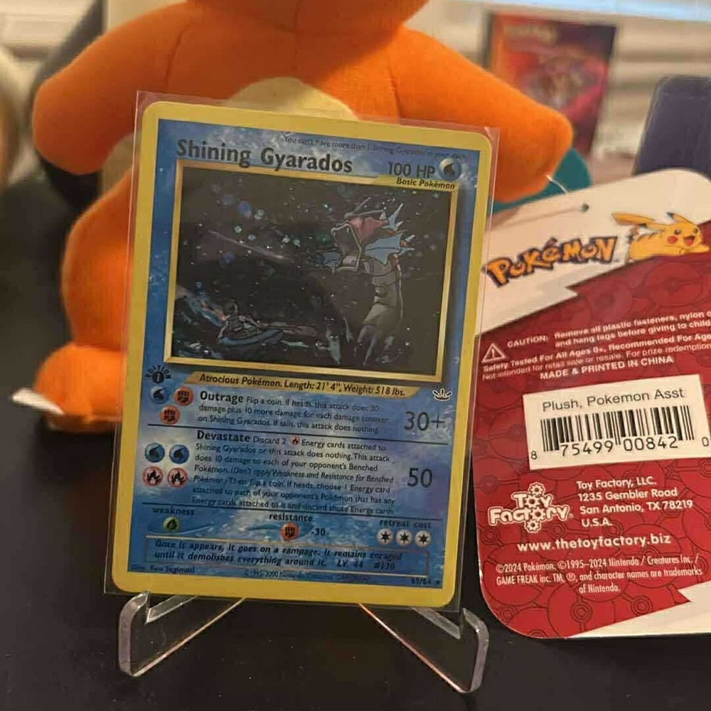 Pokemon Shining Gyardos holo first edition 65/64